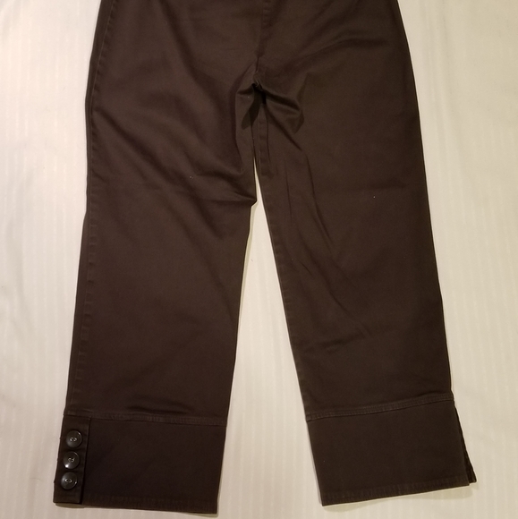 Tribella Sport Brown Capri Jeans Size 4 - Picture 2 of 6